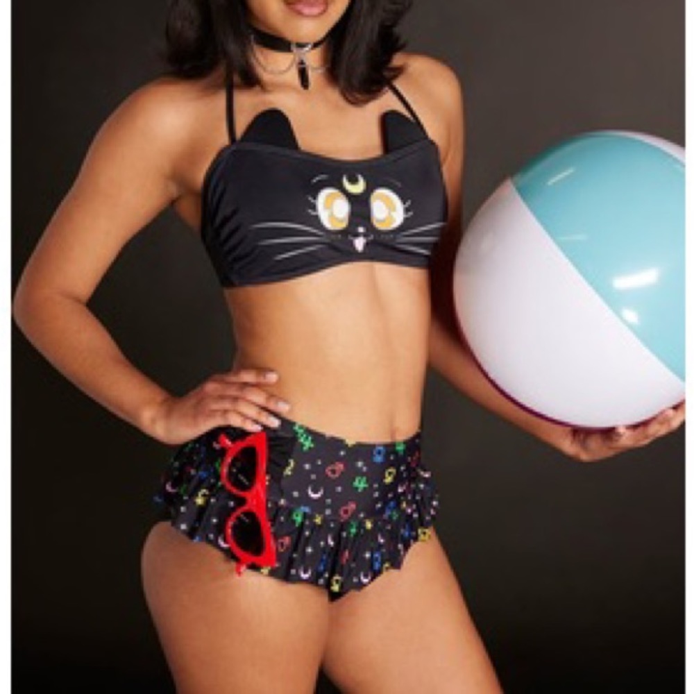 🐈‍⬛ sailor moon luna bathing suit 🌙